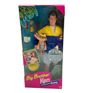 Vintage 1996 Big Brother Ken & Tommy Doll Set – Mattel #17055 – New in Box